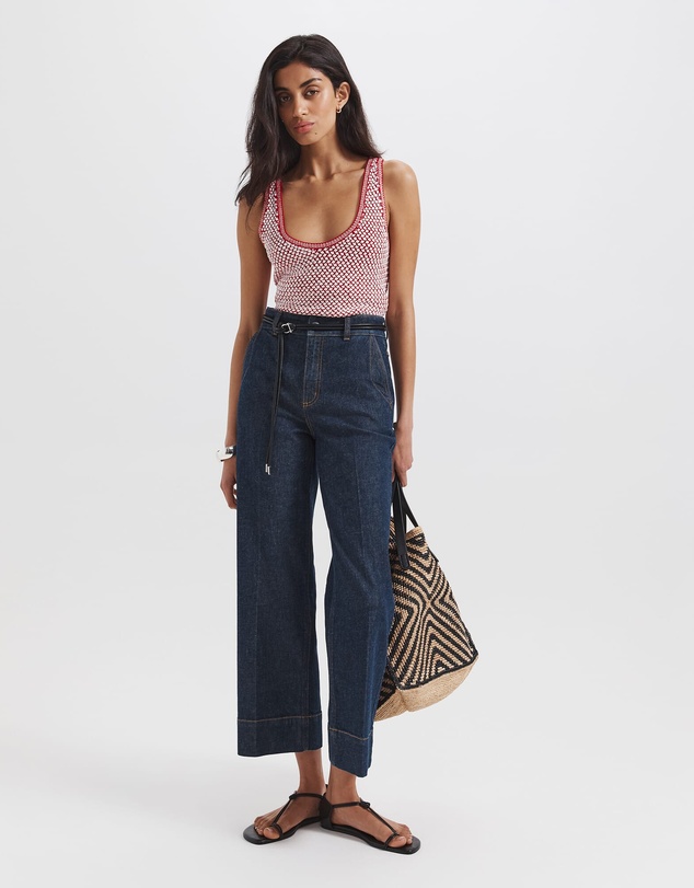 SABA - Dalia Woven Knit Tank