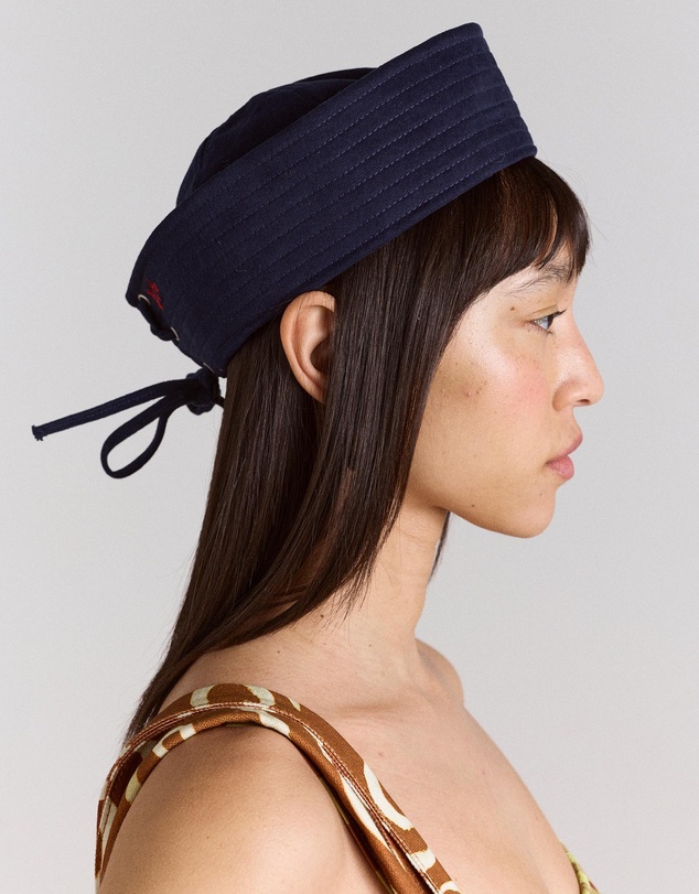 Damson Madder - Cotton Sailor Hat