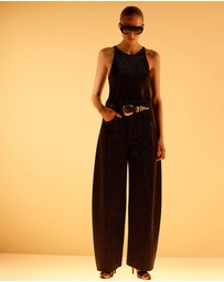 M.N.G - Balloon Jeans With Rhinestones