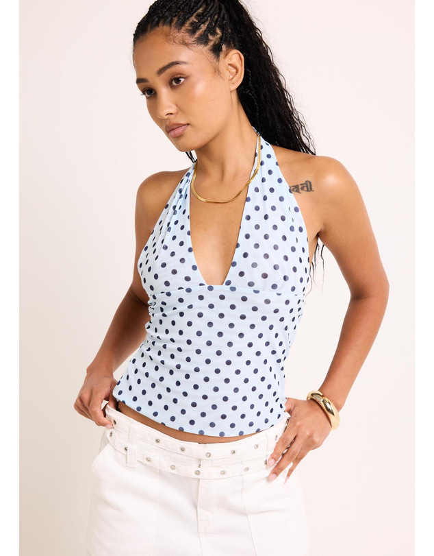 Alice In The Eve - Ava Slinky Plunge Top