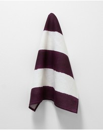 Aura Home - Riviera Stripe Cotton Linen Napkins - Set of 4