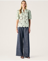 MOS The Label - Whisper Embroidery Blouse