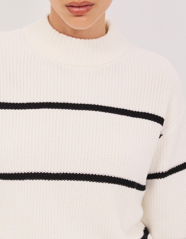 Calli - Ronnie Stripe Crew Neck Jumper
