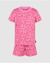 Rock Your Kid - Barbie Short Pyjama Set - ICONIC EXCLUSIVE - Kids-Teens
