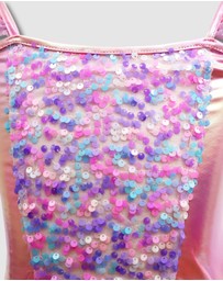 Pink Poppy - Mermaid Sparkle Dress With Tail