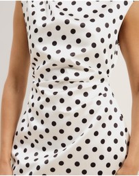 Atmos&Here - Rosie Structured Satin Mini Dress