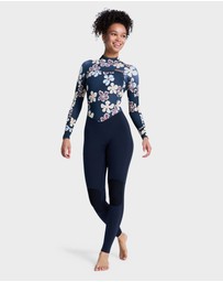 Roxy - Womens 3/2mm Swell Natural Back Zip Wetsuit