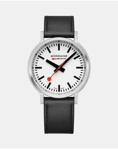 Mondaine - Mondaine Official Swiss Railways Stop2Go Automatic BackLight 41mm Watch