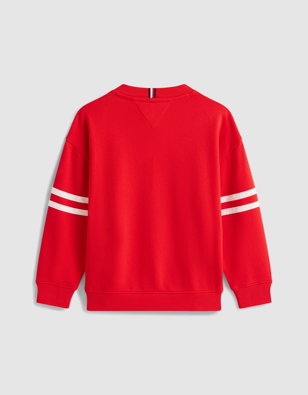 Tommy Hilfiger - Boys Wavy Flag Graphic Terry Sweatshirt - Kids