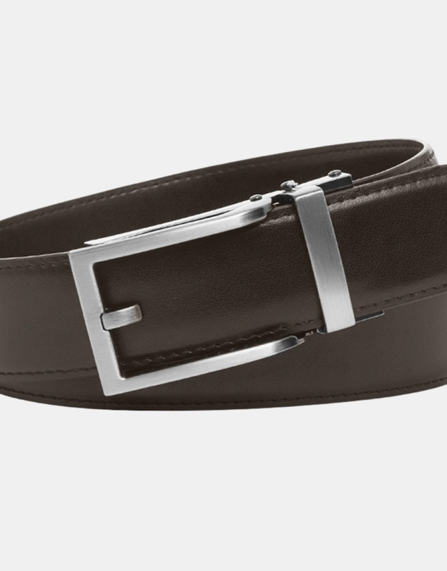Buckle - Hamilton. Australian Made Auto Leather Belt. 35mm width.