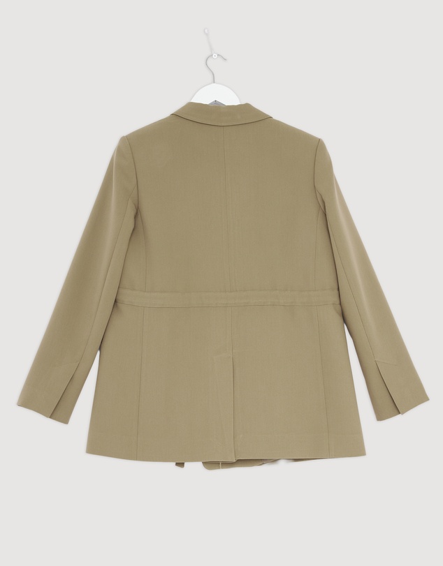 Revibe - Repaired Shona Joy Irena Oversized Belted Blazer - AU 8