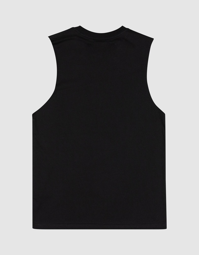 Santa Cruz - Flame Ringed Dot Front Muscle Tee - Teens