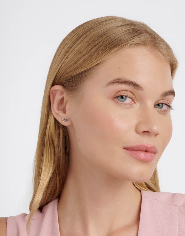 Ted Baker - BROOKE: Mini Metal Bow Stud Earrings