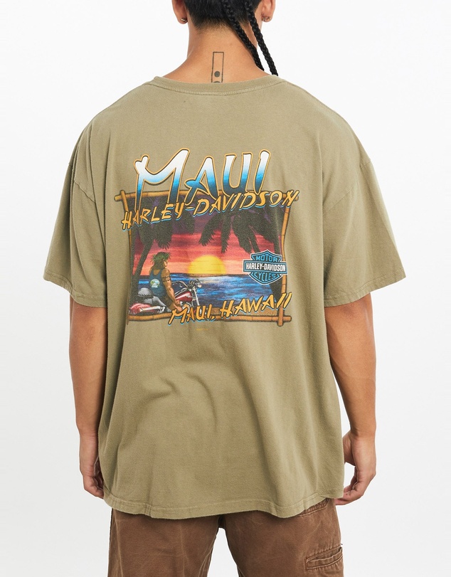 Vintage by The Real Deal - Pre Loved - Vintage Harley Davidson Maui Tee