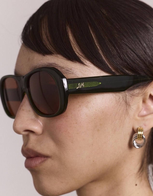 Damson Madder - Oversized Aviator Sunglasses