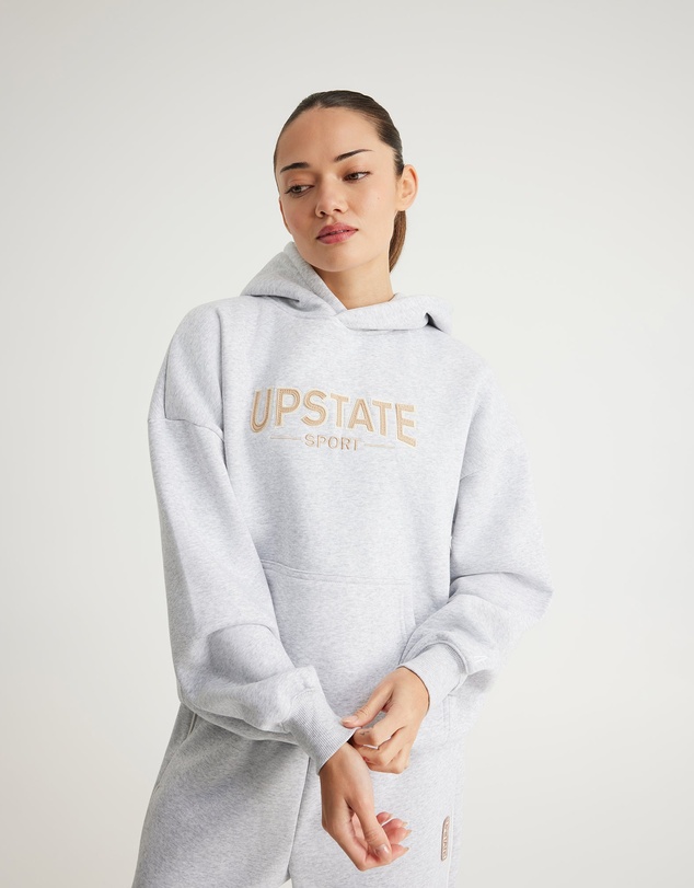 Upstate - Off-Duty Hoodie - Grey Marle