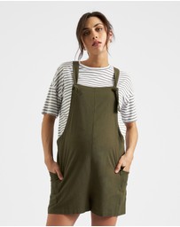 Ripe Maternity - Terry Linen Playsuit