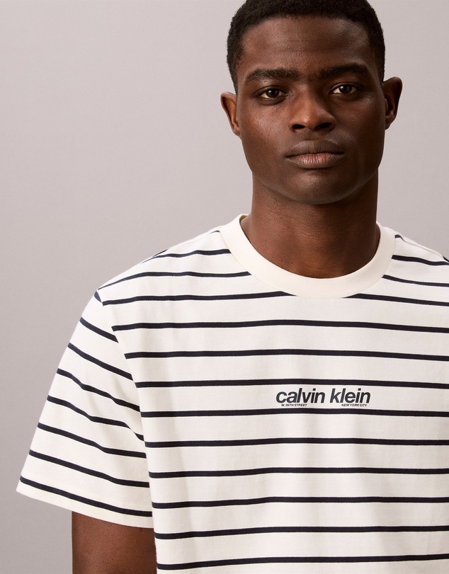 Calvin Klein Jeans - Logo Graphic Stripe Relaxed T-Shirt