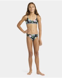 Roxy - Girls 4 to 16 Roxy Active Athletic Tri Set Two Piece