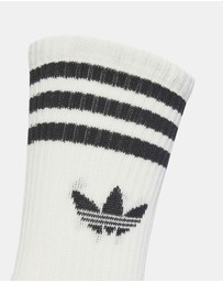 adidas Originals - 3-Pairs 3 Stripes Crew Socks