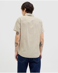 Jack & Jones - Breeze Linen Blend Short Sleeve Shirt