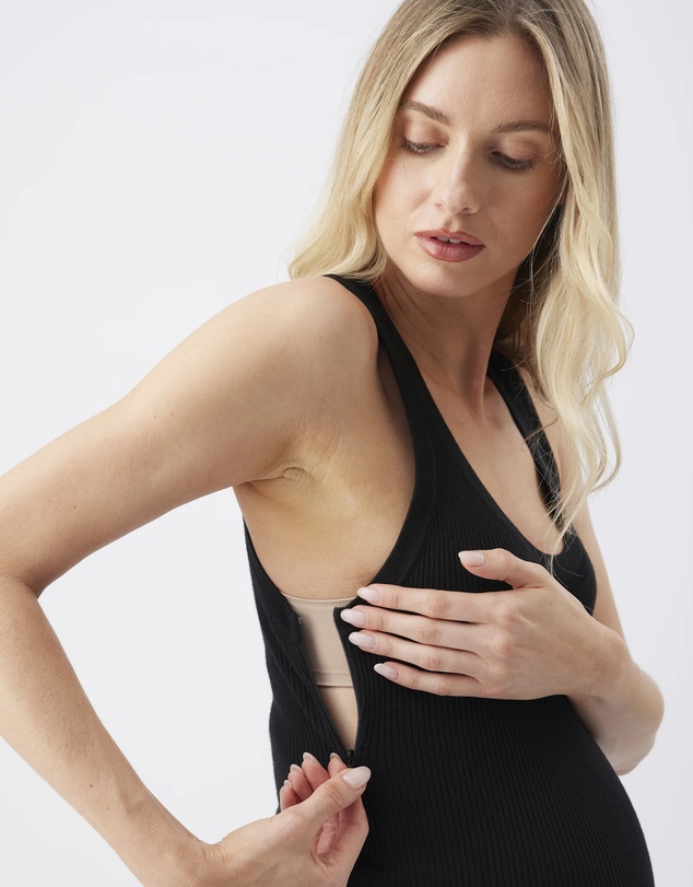 Ripe Maternity - Monique Rib Knit Nursing Tank