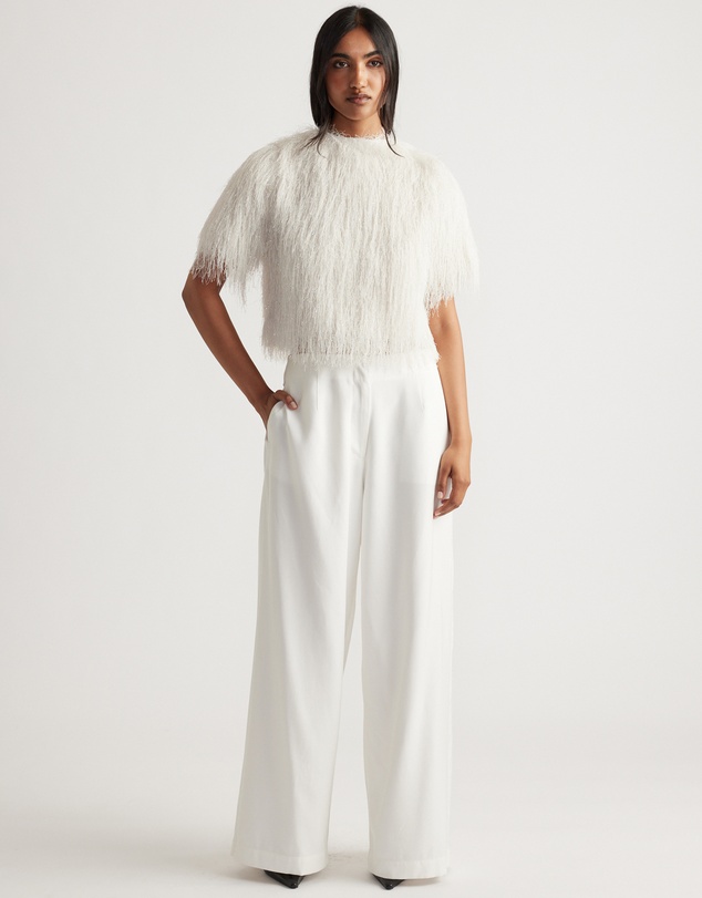 Decjuba - Kenzie Fluffy Lurex Cardigan