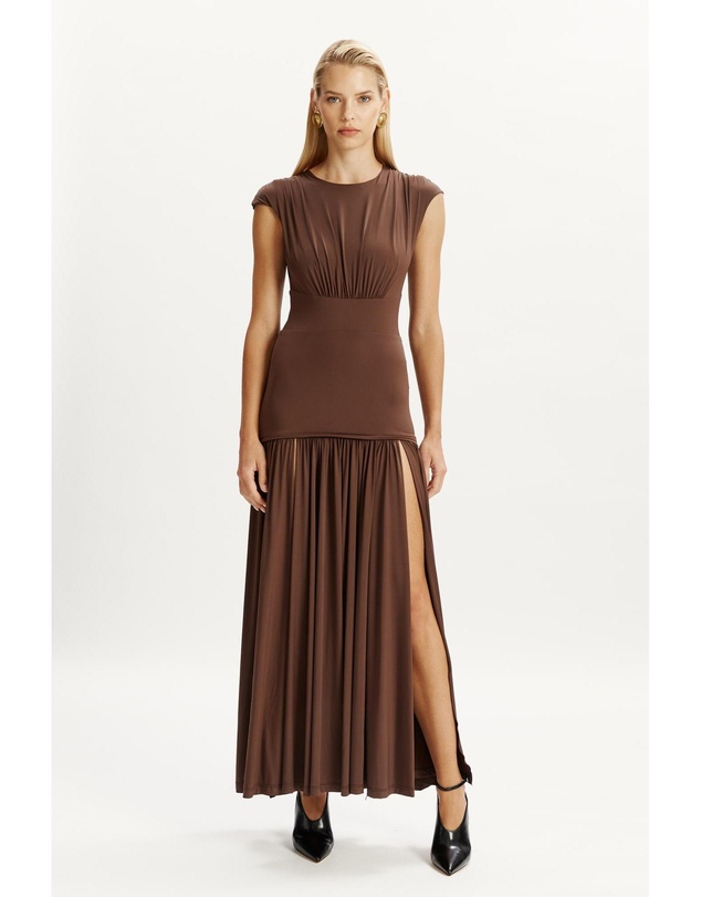 Bardot - Annaise High Neck Maxi Dress