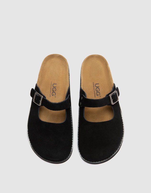 EVERAU - Australian Shepherd Ugg Brikon Cow Suede Upper Loafer Oxfords Flats