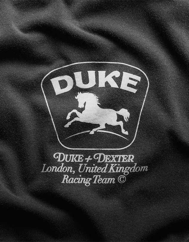 Duke + Dexter - DR Sponsors Washed Black Mono T-shirt