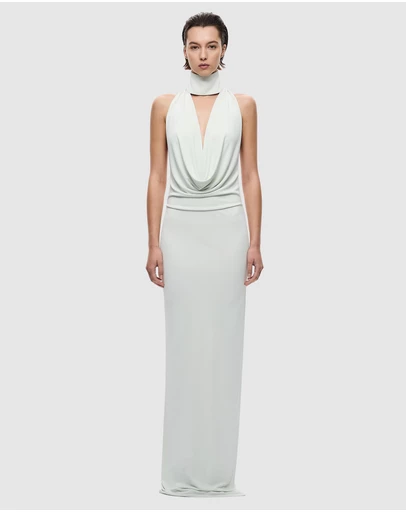 MISHA - The Cowl Neck Jersey Dress