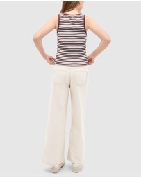 Seed Heritage - Striped Logo Tank - Teen