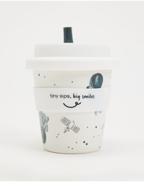 itti bitti - Reusable Baby Cino Cup with 2 Straws - Astro Space