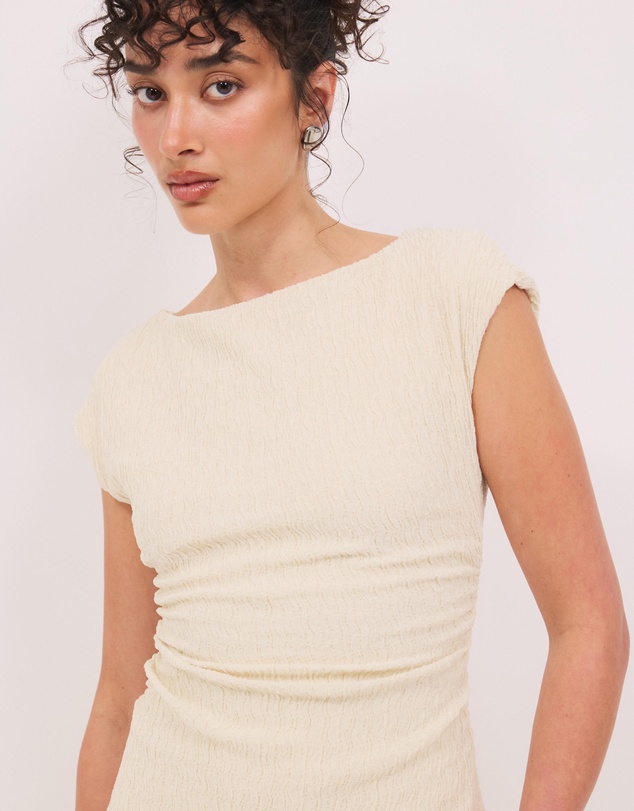 Calli - Grace Textured Jersey Maxi Dress