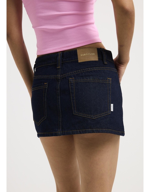 Subtitled - Tide Low Rise Mini Skirt