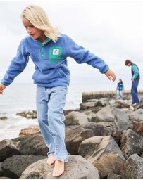 Skwosh - Skwosh Kids Polar Snap Fleece in Blue