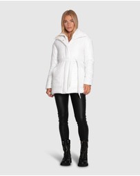 Belle & Bloom - Moonrise Belted Puffer Jacket