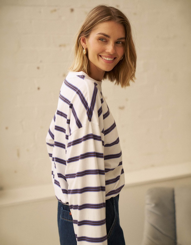 Ceres Life - Beau Tie Slouchy Tee