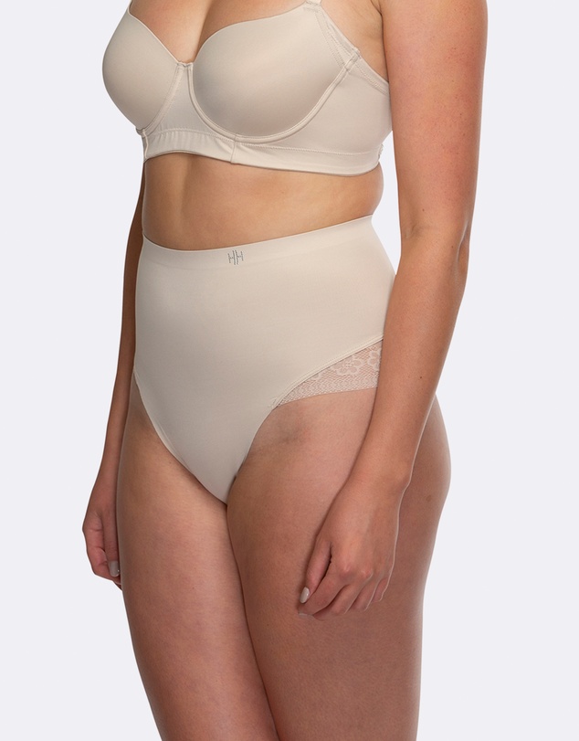 Hush Hush - Essensual Firm Control Thong Back Briefs