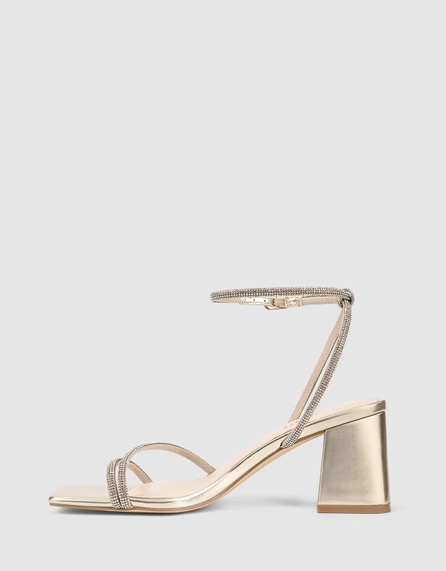 Verali - Strawberry Block Heel Sandals