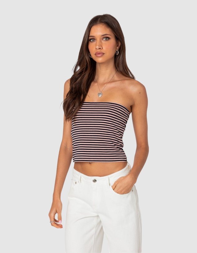 EDIKTED - Lilah Striped Tube Top