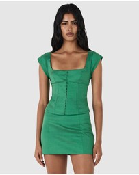 Hansen & Gretel - Kyra Taffeta Mini Skirt