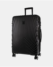 Pierre Cardin - Pierre Cardin Palais Hard Shell Large and Cabin 2-Piece Set + Luggage Tag