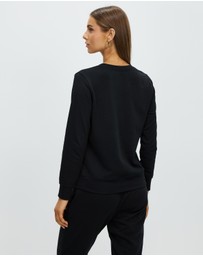 Calvin Klein - Logo Lounge Refresh Long Sleeves Crew Neck Top
