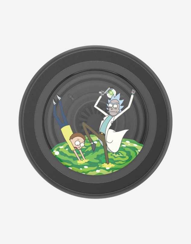 PopSockets - Rick and Morty PopGrip MagSafe Phone Grip Holder + Magnetic Adapter Ring