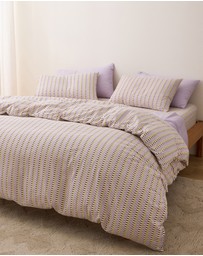 Sheet Society - Leo Washed Cotton Quilt Cover Set