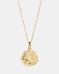 By Charlotte - She Is Taurus Zodiac Necklace