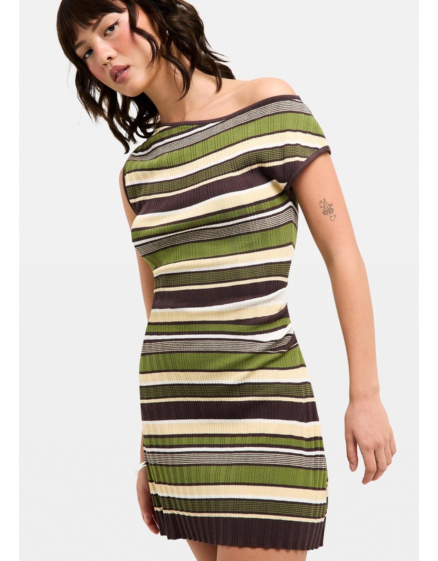 Subtitled - Alba Off Shoulder Mini Dress
