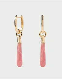 PDPAOLA - Rhodochrosite Large Jupiter Hoops