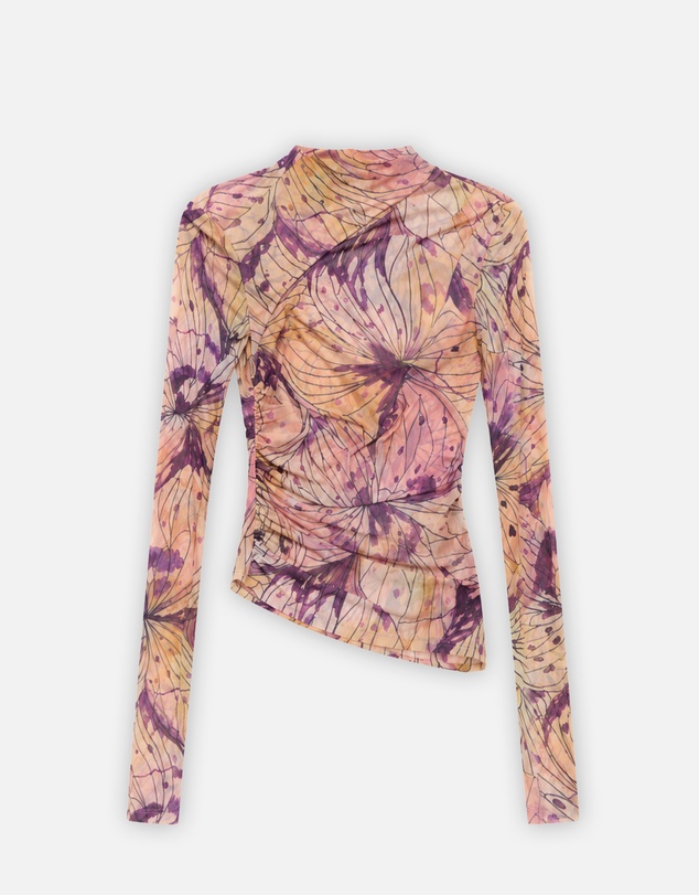 MAKU - Linework Mesh Long Sleeve Top